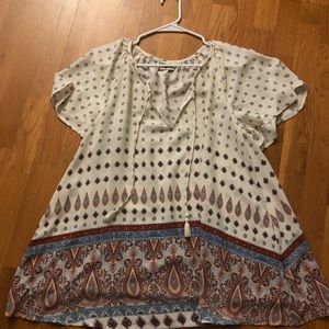 MUMU Paisley Top